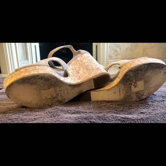 Jimmy Choo Neyo Sue Suede Wedge - Picture 7 of 7